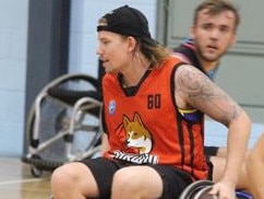 Ansett Matty Hunt has shot more than 300 points for the Darwin Dingoes in wheelchair basketball. Picture: Matty Hunt.