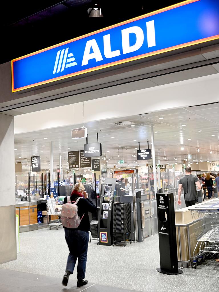 Most Aldi stores will operate as usual. Picture: NCA NewsWire / Jeremy Piper
