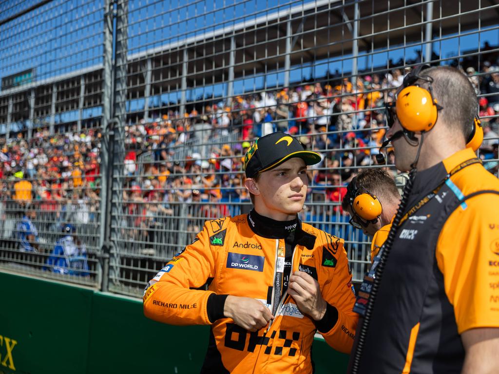 Australian Oscar Piastri. Sunday at the 2024 FORMULA 1 Melbourne Albert Park. Picture: Jason Edwards