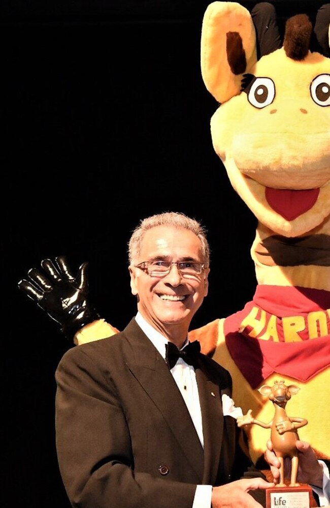 Tony Hasham has been honoured with an Officer of the Order of Australia award for his distinguished service to children’s charitable organisations and to community health through drug prevention education programs. Picture: Supplied