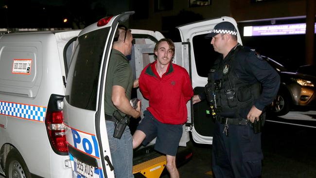 The alleged leader of the so called ‘Mexican Hoon Cartel’ was arrested this afternoon. Police escort him into Southport Police Station. Picture Mike Batterham