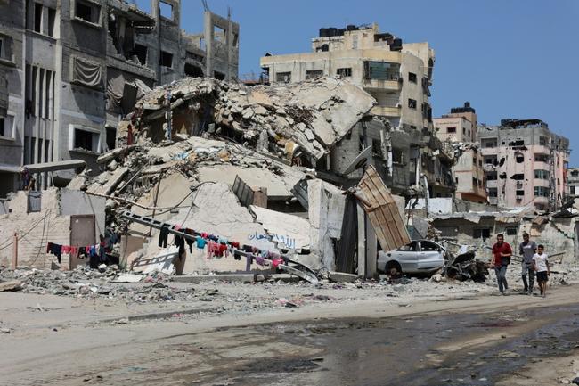 The UN says more than 70 percent of the Gaza Strip's residential buildings have been completely or partly destroyed