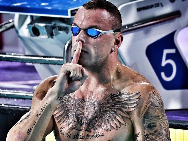 Kyle Chalmers says nothing will stop him from being ready for the Paris Olympics. Photo: Instagram / Supplied