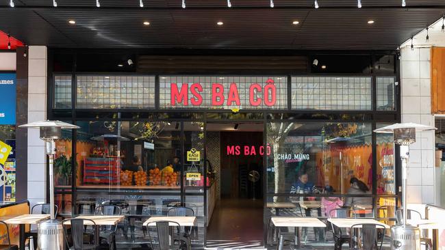 Ms Ba Co serves quick and tasty Vietnamese street food. Picture: Facebook