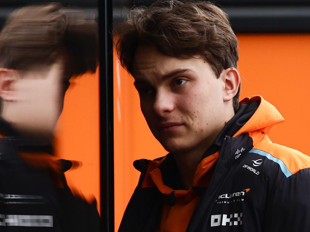 Oscar Piastri of McLaren before first practice ahead of the Formula 1 British Grand Prix at Silverstone Circuit in Northampton, Great Britain on July 5, 2024. (Photo by Jakub Porzycki/NurPhoto via Getty Images)