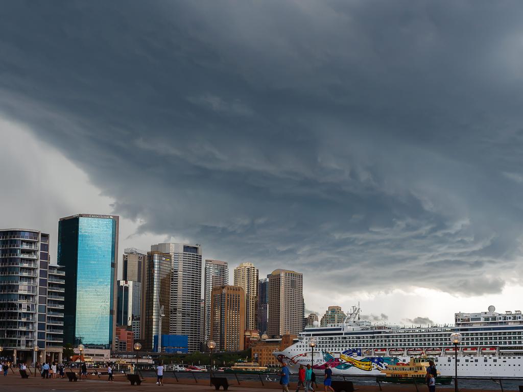 Storm clouds are building in Sydney. Picture: Monique Harmer