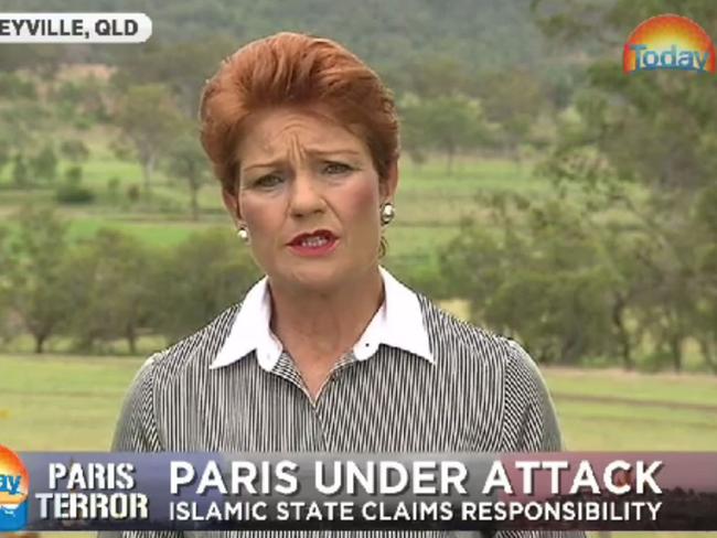 Pauline Hanson is a politician with an agenda — not an expert commentator. Picture: Supplied