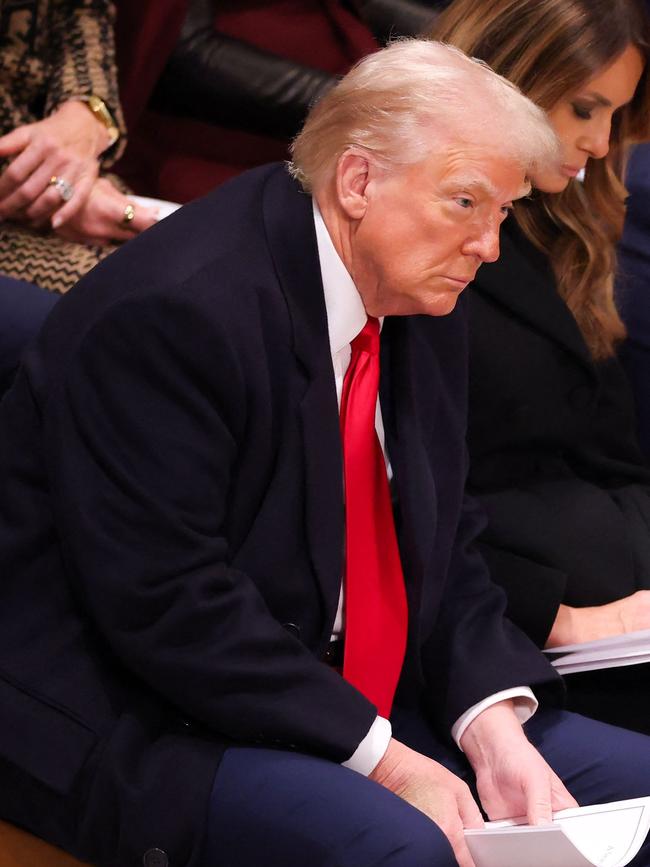 President Trump wasn’t having it. Photo by CHARLY TRIBALLEAU / AFP