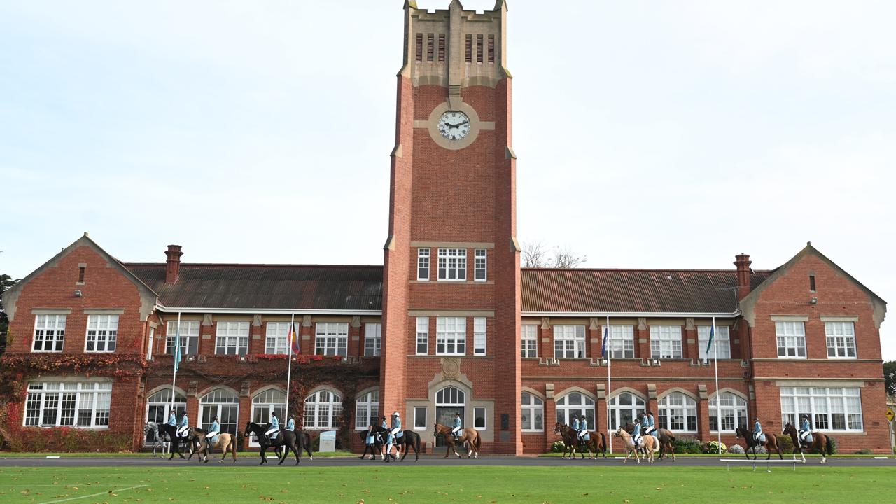 The David William Robert Knox Equestrian Centre at Geelong Grammar School allows boarding students to bring their ponies with them. Picture: Supplied.