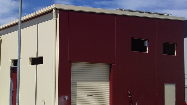 New plant room taking shape at the Maclean Swimming Pool.