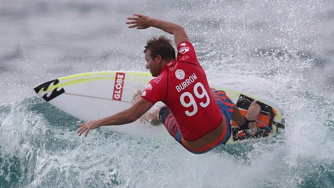 Taj Burrow in action during the second round of the 2015 Quiksilver Pro at Snapper Rocks on the Gold Coast. Picture: Glenn Hampson