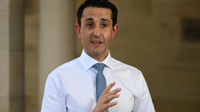 Opposition leader and Broadwater MP David Crisafulli said Queenslanders were pay the price of a jump in car insurance due to the increase in car thefts. Picture: Lyndon Mechielsen/Courier Mail