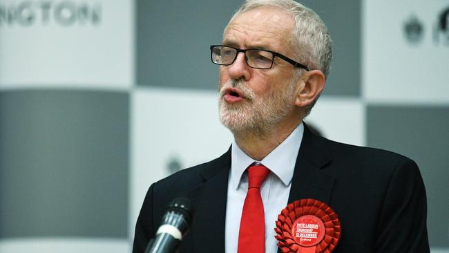 Jeremy Corbyn, seen here at the count in Islington, is facing a bloodbath. Picture: Getty Images.