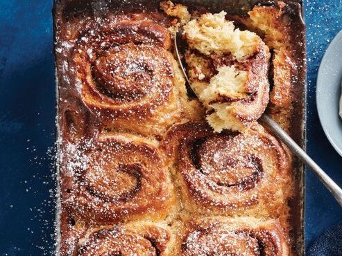 Retro recipe 12: Cinnamon scrolls with condensed milk custard.