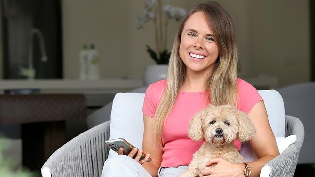 Part-time property manager Natalie Padjan estimates she has made more than $3000 in recent months through her Airtasker side hustle. Picture: Jane Dempster