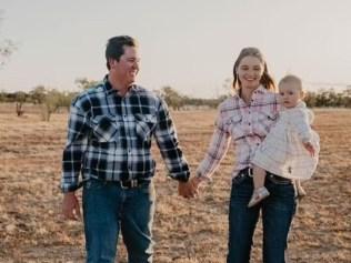 Olivia with her long-time partner Ryan and their daughter Evaliah. Picture: Daily Mail