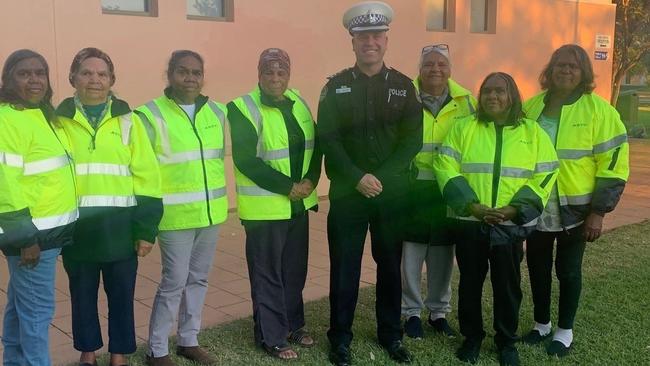 Commander Craig Laidler met with the Central Australia Grandmother's Group