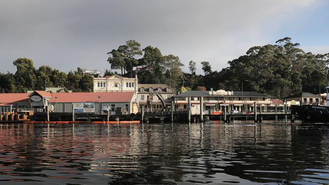 Strahan Village, as seen from Macquarie Harbour, West Coast of Tasmania Picture: MATHEW FARRELL