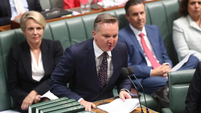 Shadow Treasurer Chris Bowen has said Labor would remedy the Budget tax cuts for those earning under $40,000. Picture: Kym Smith