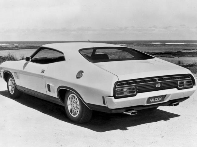 The Ford Falcon XB GT.