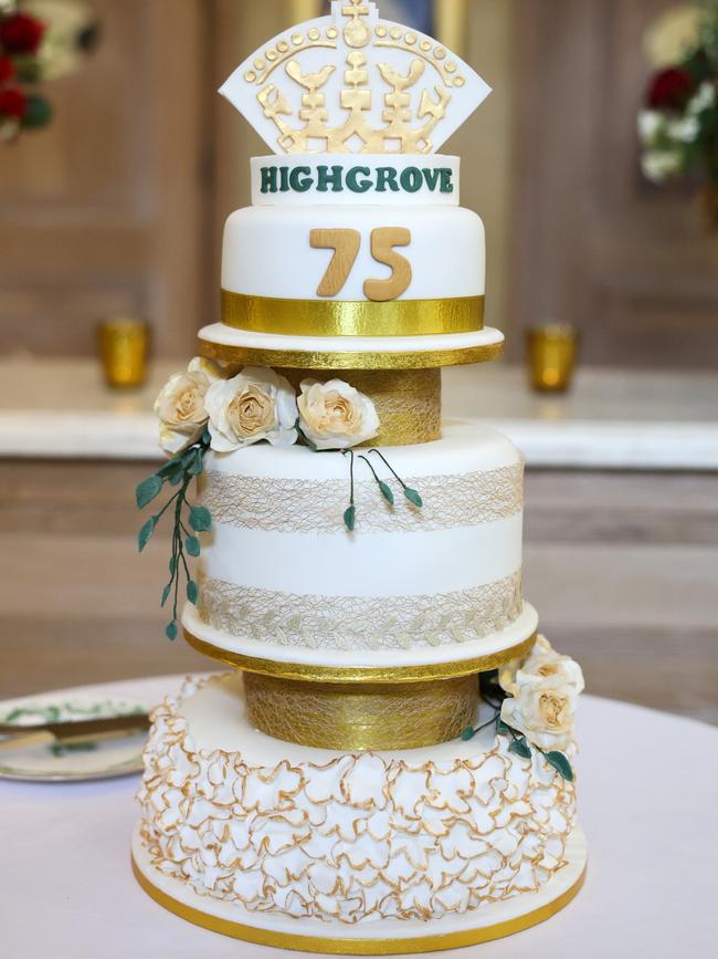 The cake designed by Jan Blackmore from Buttercup Pantry ahead of King Charles III's 75th birthday party. Picture: Getty Images