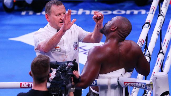 Chisora just wouldn’t stay down. (Photo by Alex Livesey/Getty Images)