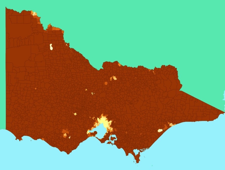 Fire maps produced by 360info.org show the risk faced in Australian states. Source: 360info.org