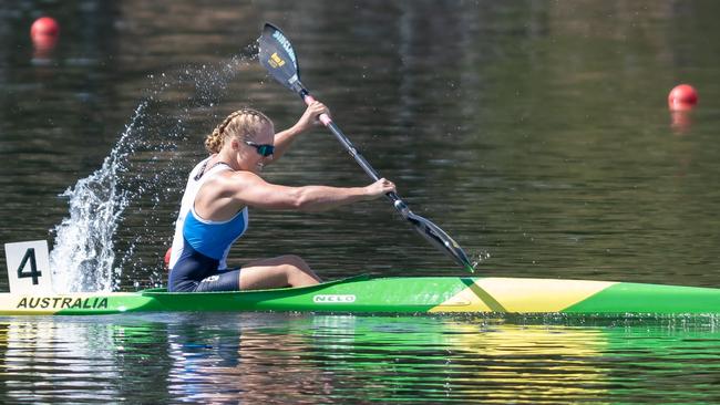 Sydney paddler Georgia Sinclair is a Paris Olympic hopeful.