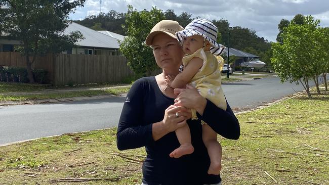 Beerwah resident Grace Wass and her daughter are concerned about speeding drivers in their street.