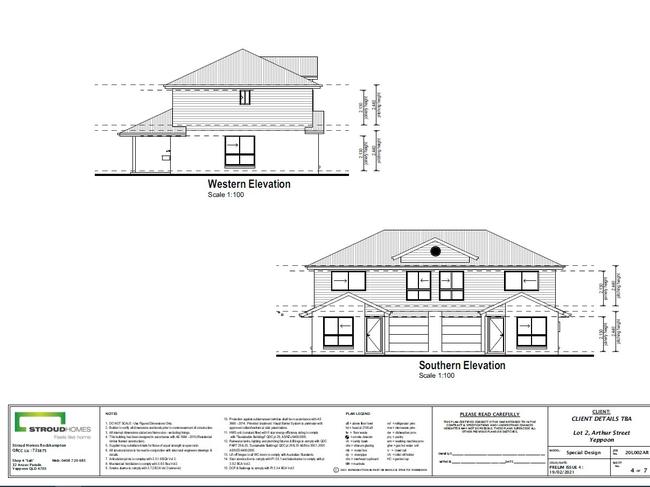 Renders of perspectives of the units by Stroud Homes.