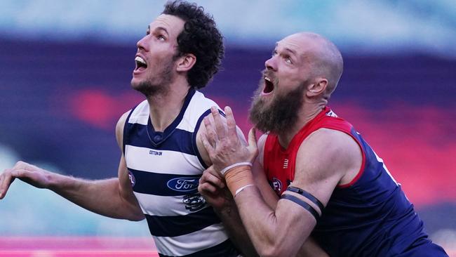 Brisbane is eyeing of Geelong big man Darcy Fort. Picture: AAP