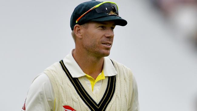 David Warner during their third Test against South Africa in Newlands.