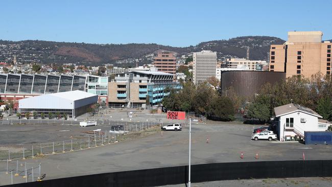 Macquarie Point and surrounds. This will be the site of the AFL stadium in Hobart. Picture: Nikki Davis-Jones