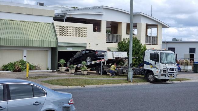 Fitzroy Towing on scene on September 1, 2022, towing away a Holden ute after it seized in the search warrant for a drug investigation.