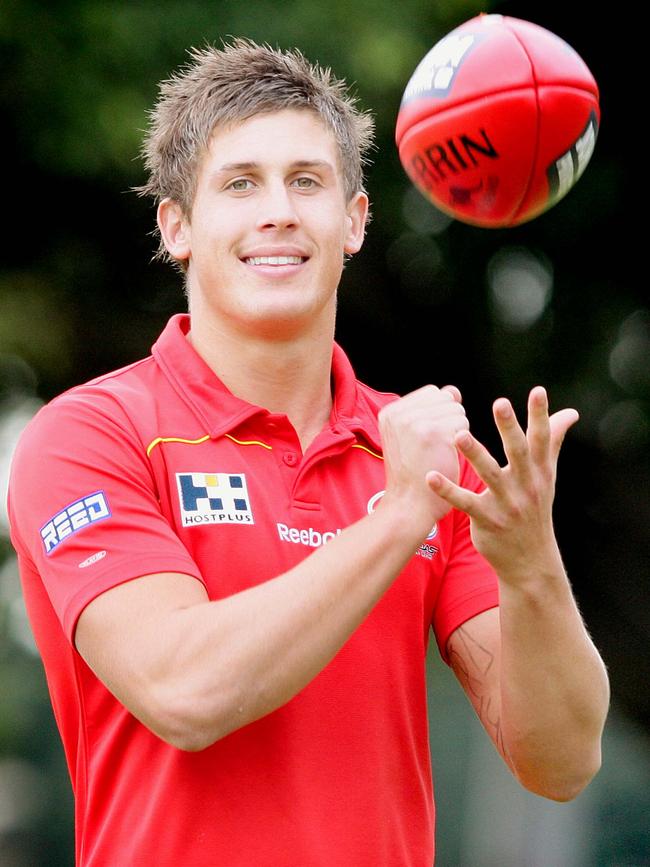 A fresh-faced David Swallow has been a great servant for the Suns. Picture: Luke Marsden