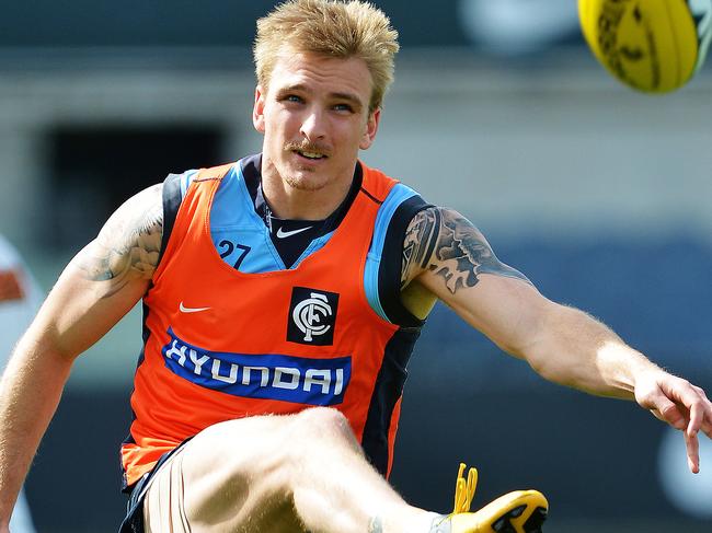 Dennis Armfield. Carlton Training and press conference for coach Mick Malthouse at Visy Park. Pic Tim Carrafa