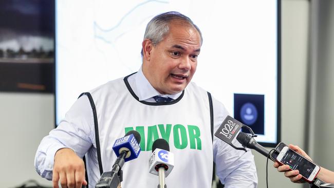 Mayor Tom Tate personally made the decision. Pics: Tim Marsden