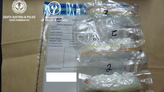 The drugs found during the property raids last year. Picture: SA Police