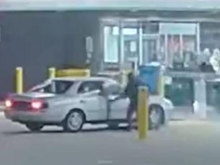 Cannington detectives are seeking information from the public in relation to an incident involving a stolen motor vehicle at a service station in Carlisle., , CCTV footage taken at the station shows an unknown man enter the victim’s vehicle. Picture: WA Police