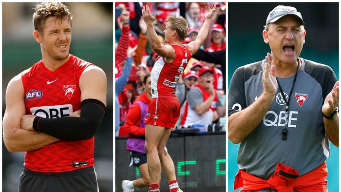 The Sydney Swans are on top of the ladder.