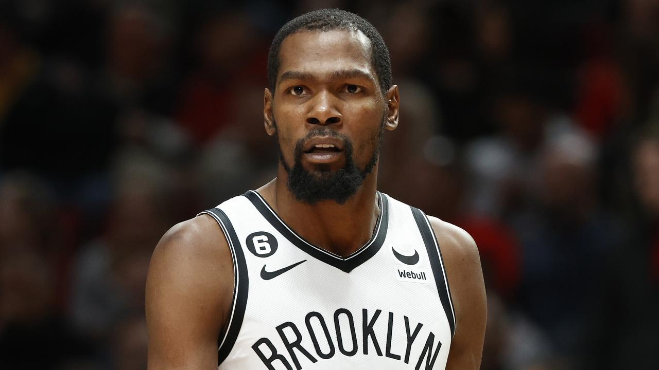 Kevin Durant could join Kyrie Irving out the Brooklyn Nets' exit door. (Photo by Steph Chambers/Getty Images)