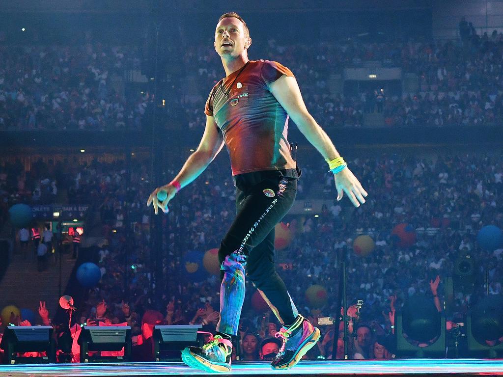 Coldplay is set to perform back-to-back shows at Perth’s Optus Stadium this weekend. Picture: Jim Dyson/Getty Images