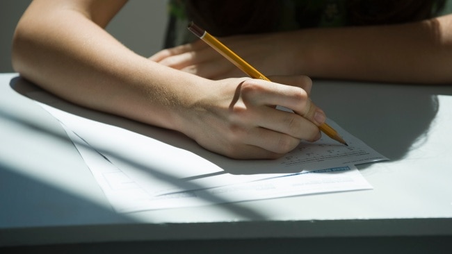 An unknown number of students have tested positive while sitting for their GAT exam on Tuesday. Picture: Getty