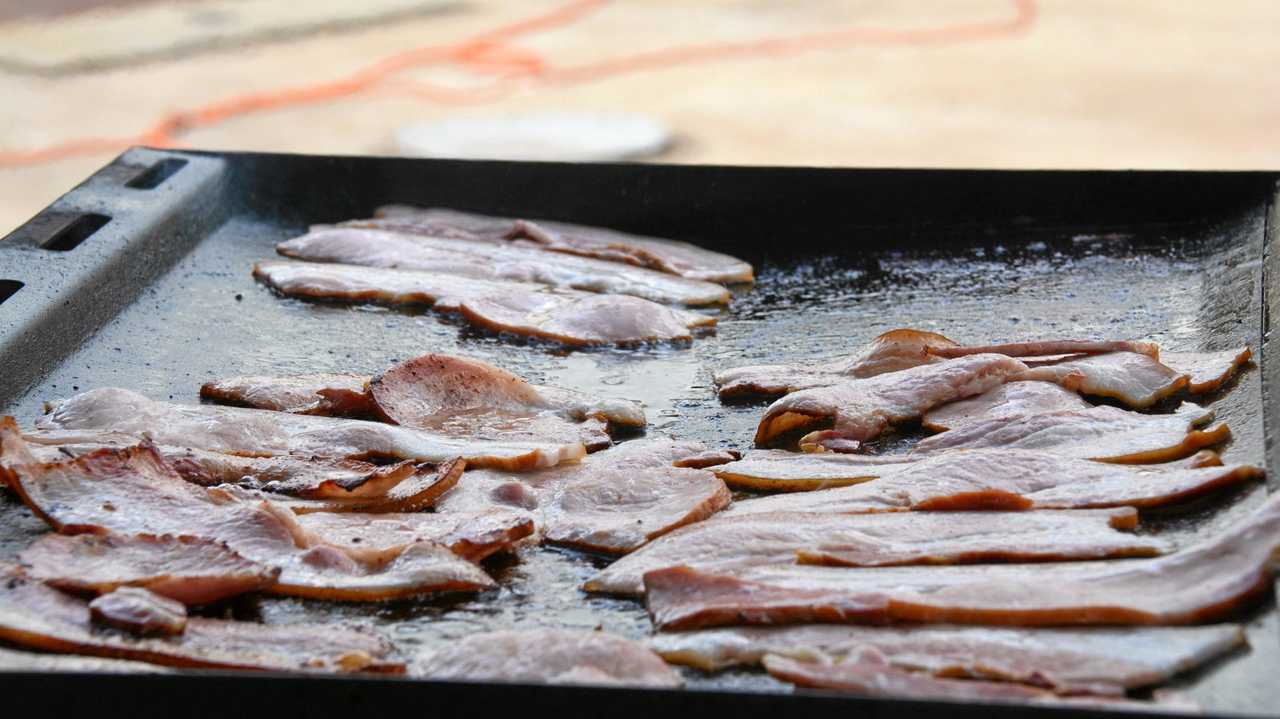 Some of the bacon ready for the competitors of the bacon eating competition during Kingaroy's BaconFest on Saturday August 25. Picture: Jessica McGrath