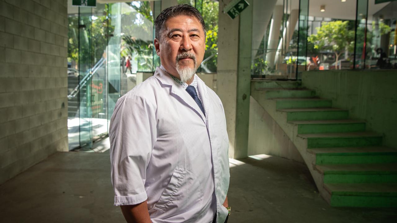 Chef Takashi Nami from restaurant Takashiya in South Brisbane. Picture: Brad Fleet