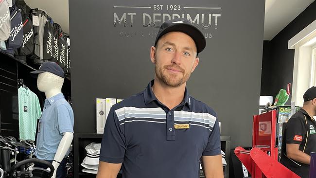 Devon Smith has made a career move into golf. Picture: Max Hatzoglou