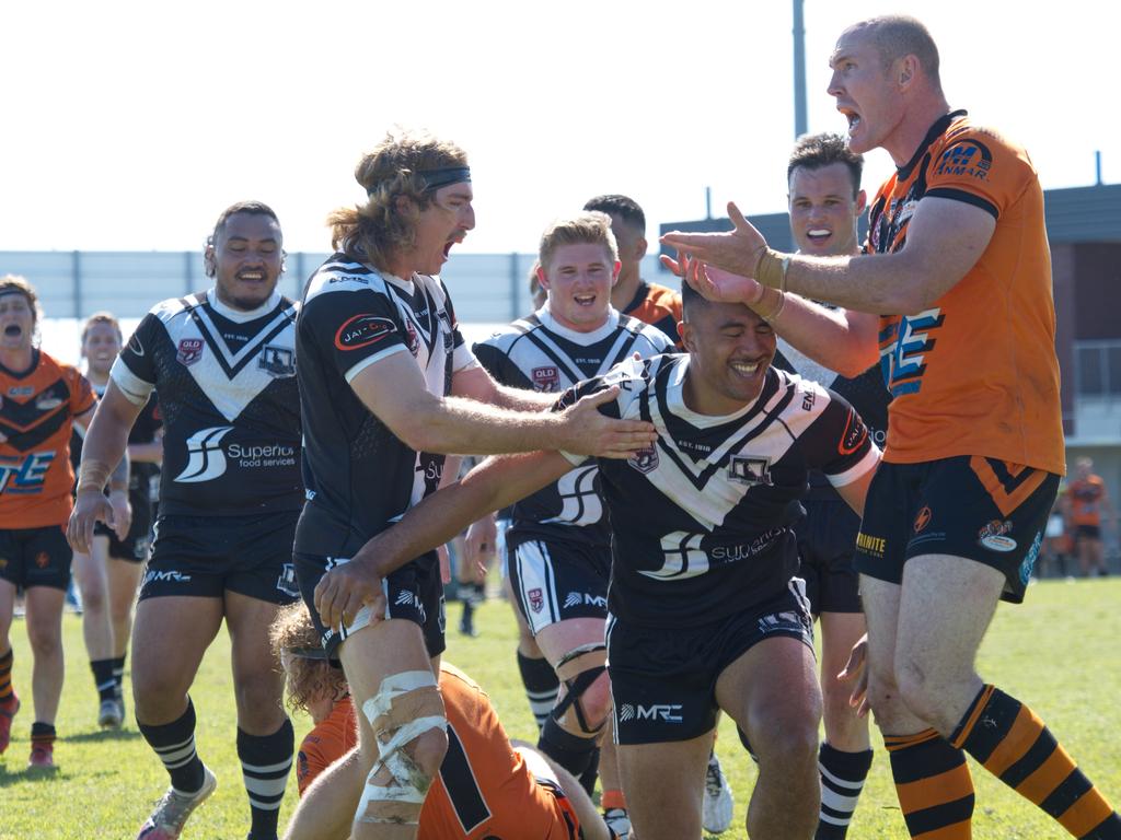 Birdsall Fa'apepele in the Wests and Magpies RLMD A Grade clash in Mackay, August 22, 2021. Picture: Marty Strecker