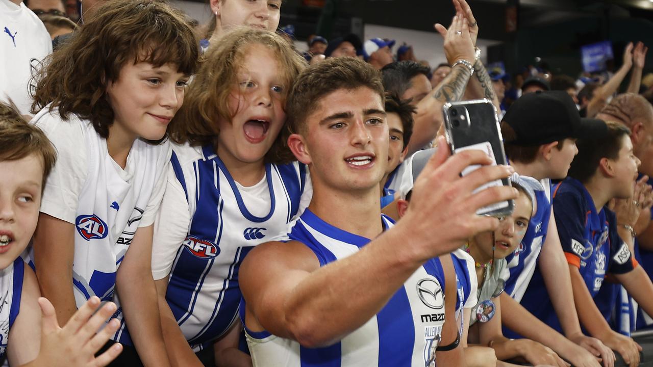 Harry Sheezel has very quickly endeared himself to the North Melbourne fans.