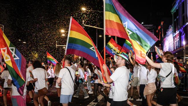 Sydney’s 2024 Mardi Gras parade. Picture: Chris Pavlich