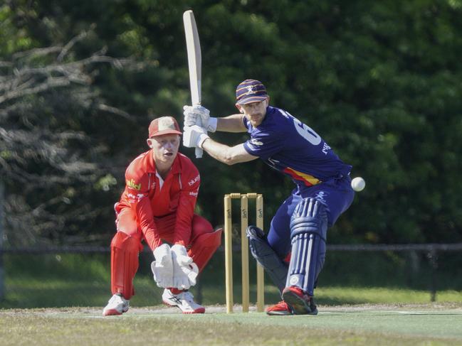 Old Peninsula batter Justin Grant. Picture: Valeriu Campan